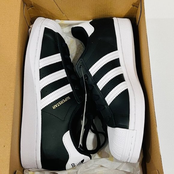 Adidas  FV3286 Superstar Sneaker Shoes Black - Picture 2 of 4